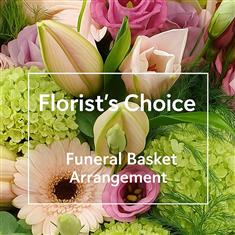 Florist Choice Funeral Basket